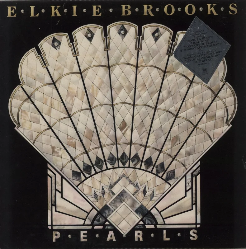 Elkie Brooks Pearls - Stickered & Laminated Sleeve UK Vinyl LP