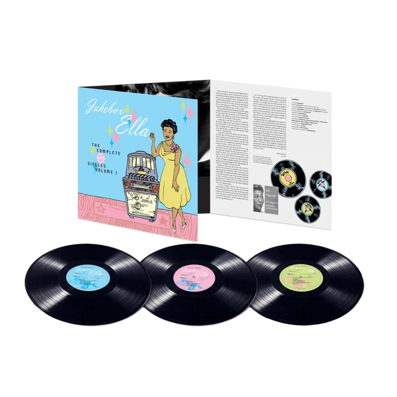 Ella Fitzgerald: Jukebox Ella: The Complete Verve Singles, Vol.1 3LP Box Set