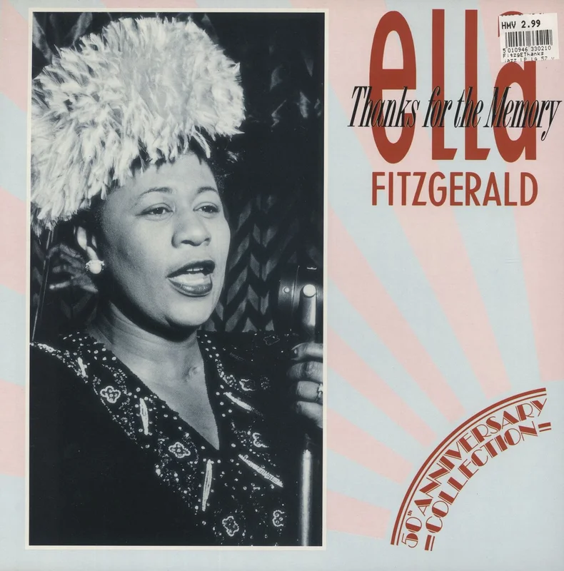 Ella Fitzgerald Thanks For The Memory UK Vinyl LP