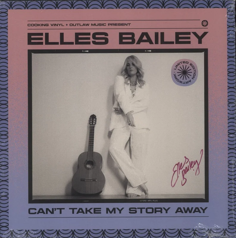 Elles Bailey Can't Take My Story Away - Blue/Purple Swirl Vinyl + Autographed - Sealed UK Vinyl LP