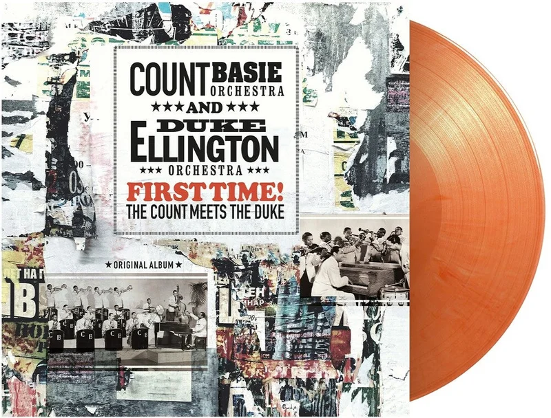 Ellington, Duke / Basie, Count - First Time! The Count Meets The Duke - Ltd Orange & White Vinyl [LP]