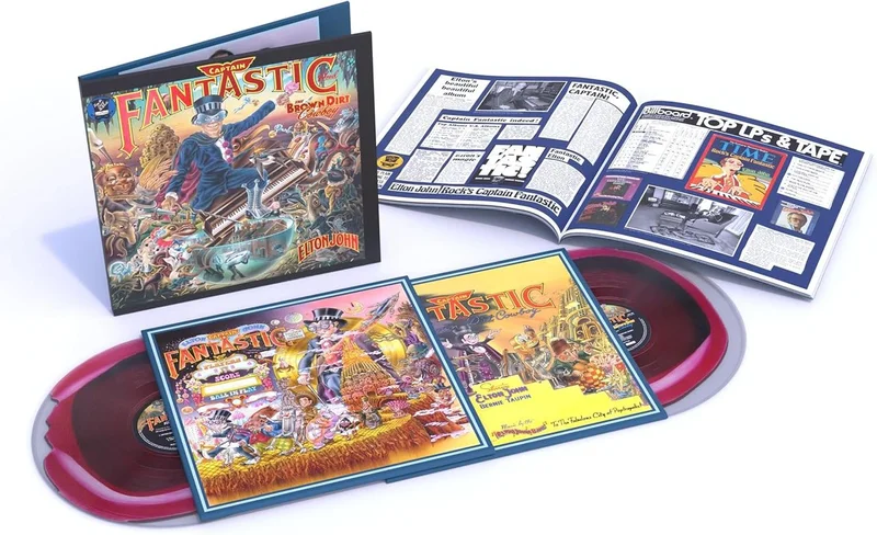 Elton John Captain Fantastic And The Brown Dirt Cowboy - 50th Anniversary Edition - Sealed UK 2-LP vinyl set