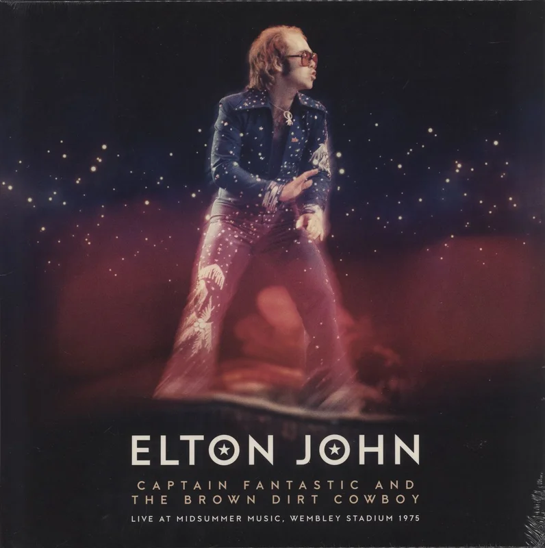 Elton John Captain Fantastic And The Brown Dirt Cowboy (Live At Midsummer Music, Wembley Stadium 1975) UK Vinyl LP