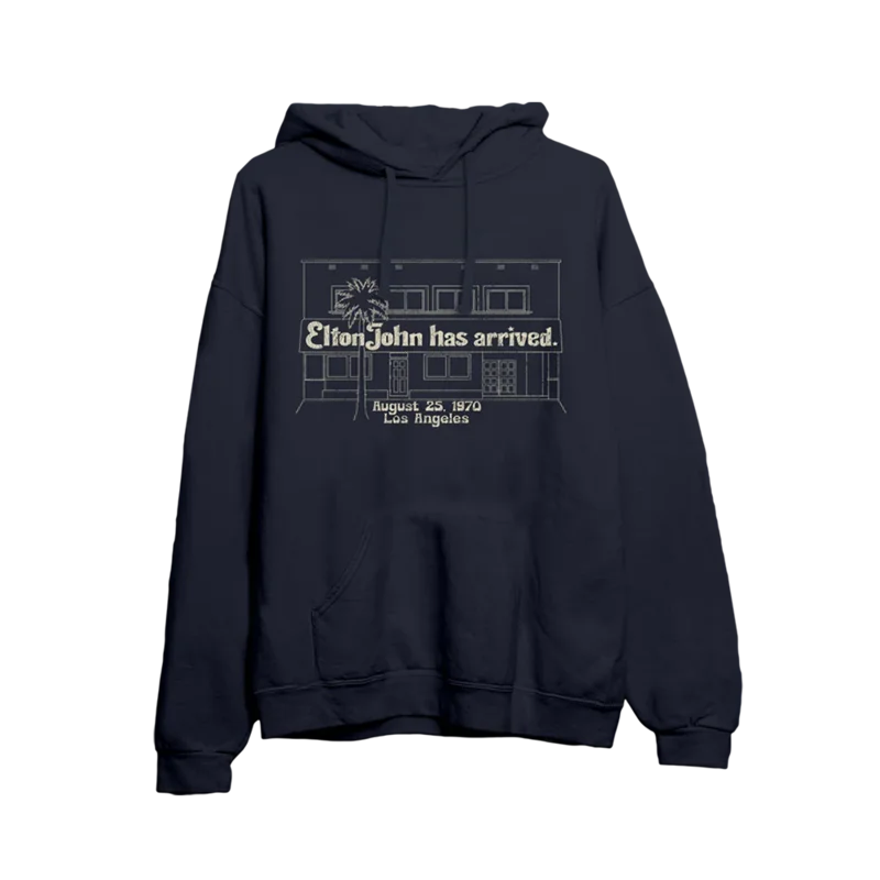 Elton John Has Arrived Troubadour Store Front Hoodie