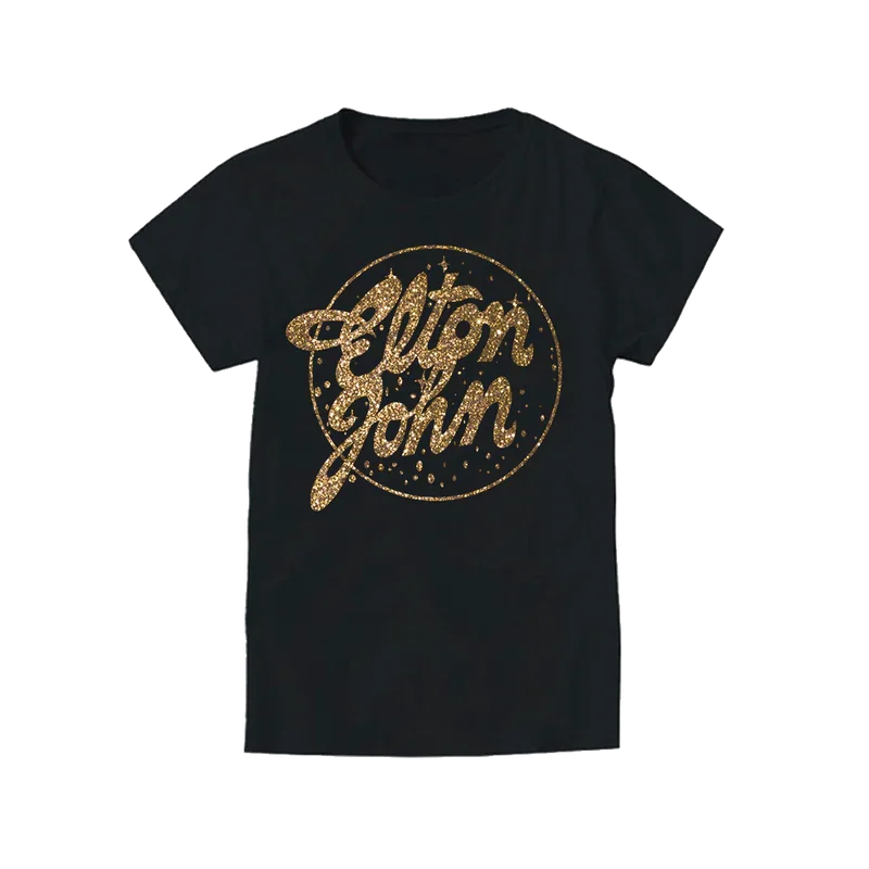 Elton John Women's Glitter T-Shirt