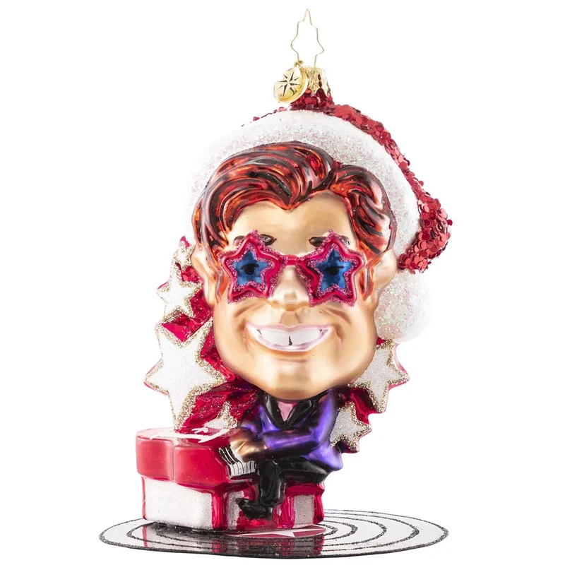 Elton John x Christopher Radko - Centre Stage Ornament