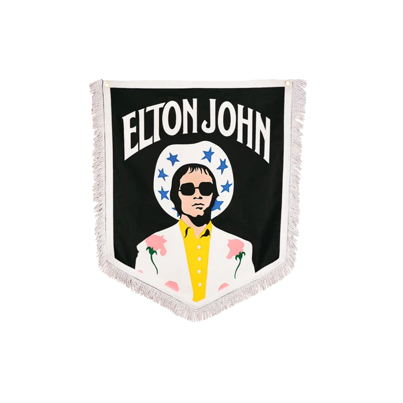 Elton John x Oxford Pennant - Cowboy Banner