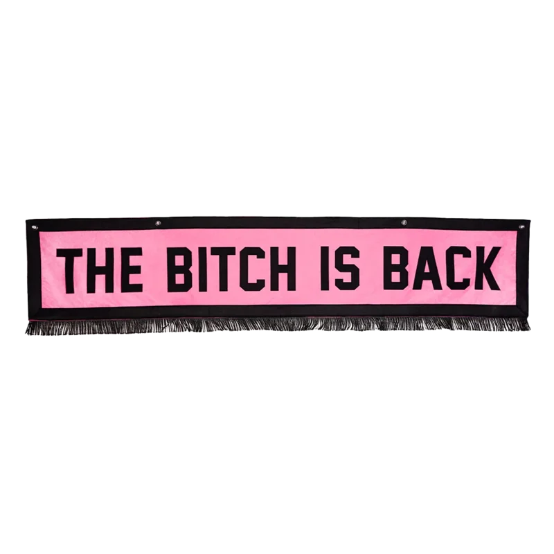 Elton John x Oxford Pennant - The Bitch Is Back Banner