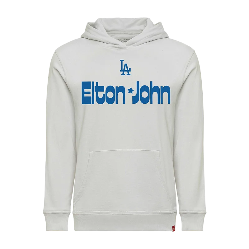 Elton John x Sportiqe Grey Dodgers Hoodie