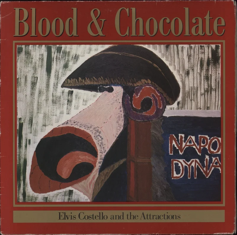 Elvis Costello Blood & Chocolate - White Vinyl - EX German Vinyl LP