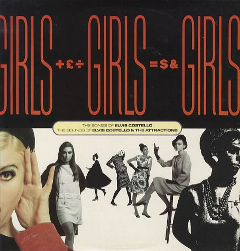 Elvis Costello Girls Girls Girls UK 2-LP vinyl set