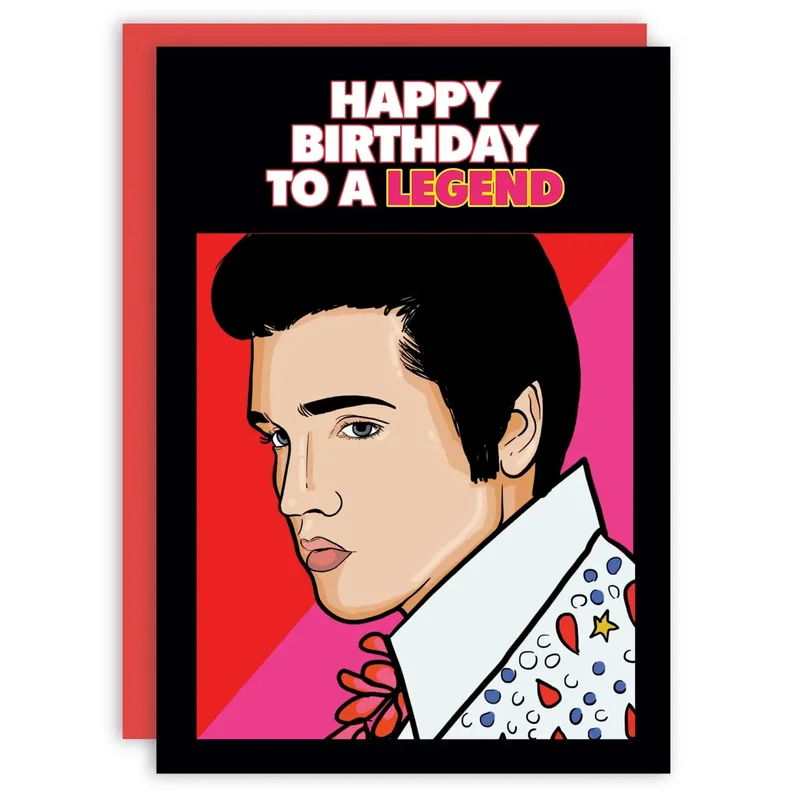 Elvis "Legend" Birthday Card