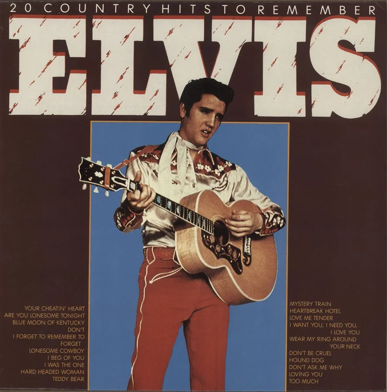 Elvis Presley 20 Country Hits To Remember German Vinyl LP