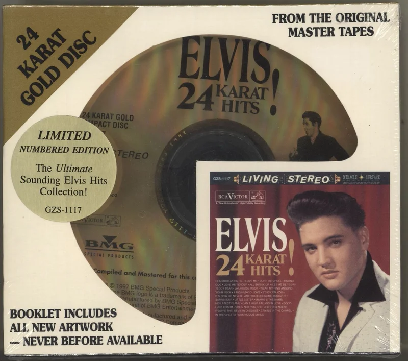Elvis Presley 24 Karat Hits! + slipcase & Sealed US CD album