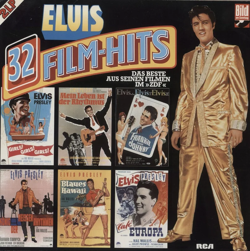 Elvis Presley 32 Film-Hits German 2-LP vinyl set