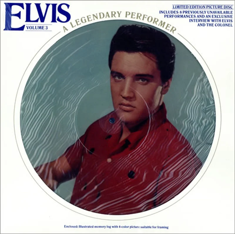 Elvis Presley A Legendary Performer Volume 3 - Sealed US Picture disc LP