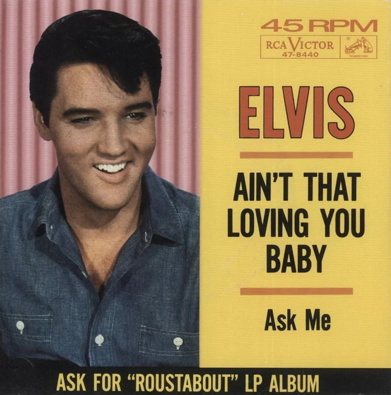 Elvis Presley Ain't That Loving You Baby - Red Vinyl US 7" vinyl