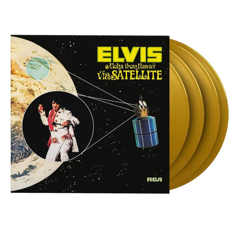Elvis Presley Aloha From Hawaii Via Satellite (Legacy Edition) - 180 Gram Yellow Vinyl UK 4-LP vinyl set