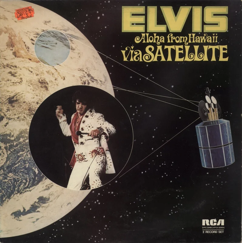 Elvis Presley Aloha From Hawaii Via Satellite UK 2-LP vinyl set