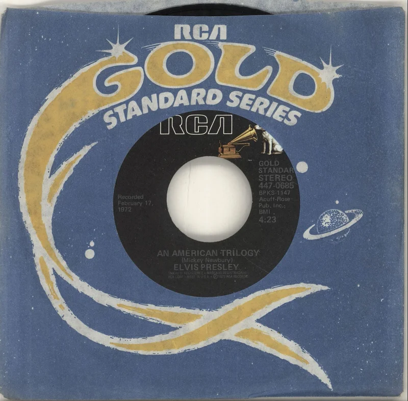Elvis Presley An American Trilogy US 7" vinyl