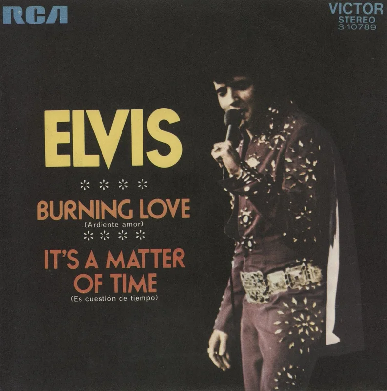 Elvis Presley Ardiente Amor - Burning Love Spanish 7" vinyl