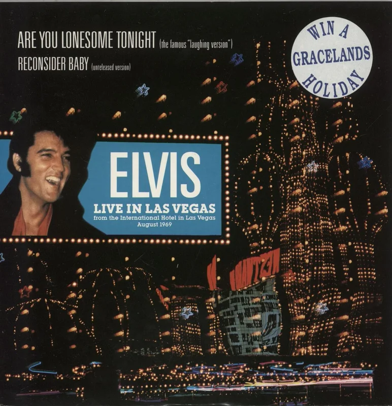 Elvis Presley Are You Lonesome Tonight UK 7" vinyl