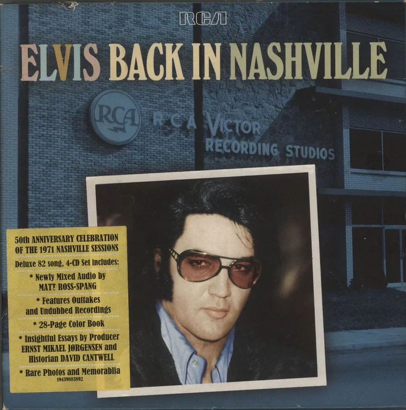 Elvis Presley Back In Nashville UK 4-CD set