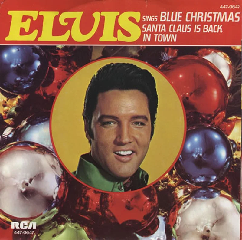 Elvis Presley Blue Christmas US 7" vinyl