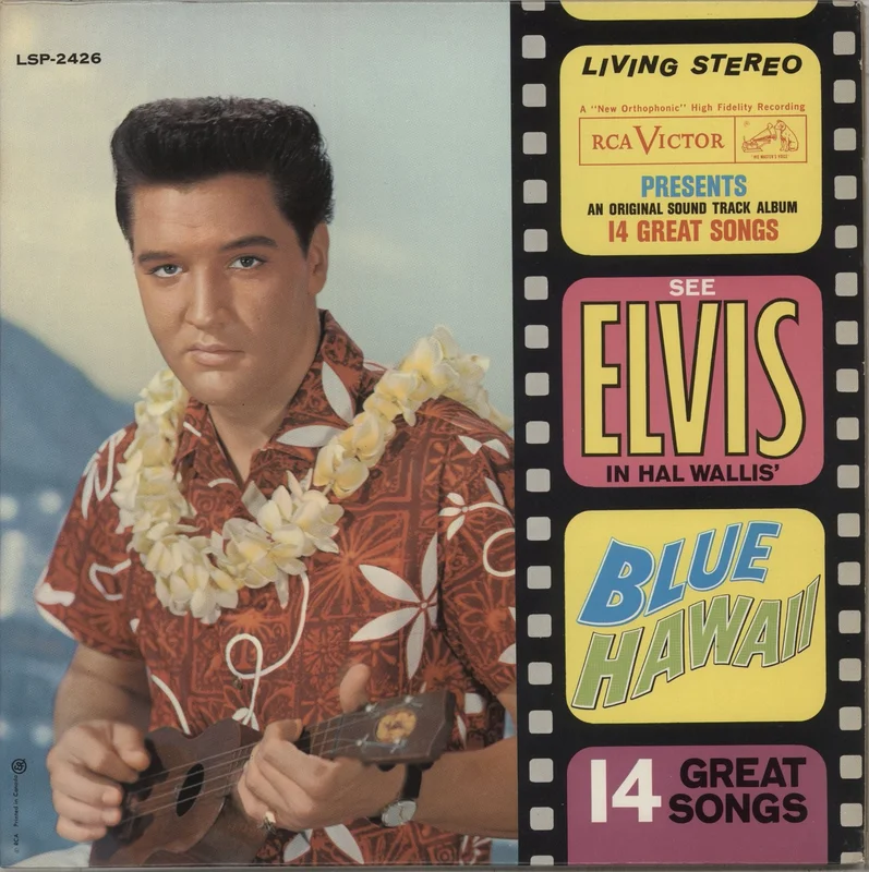Elvis Presley Blue Hawaii Canadian Vinyl LP