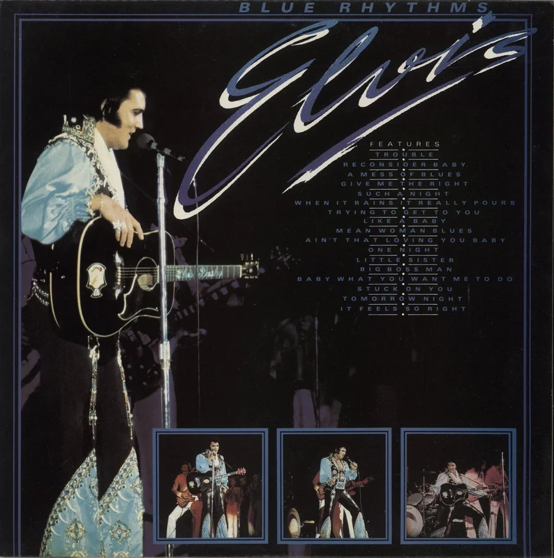 Elvis Presley Blue Rhythms UK 2-LP vinyl set