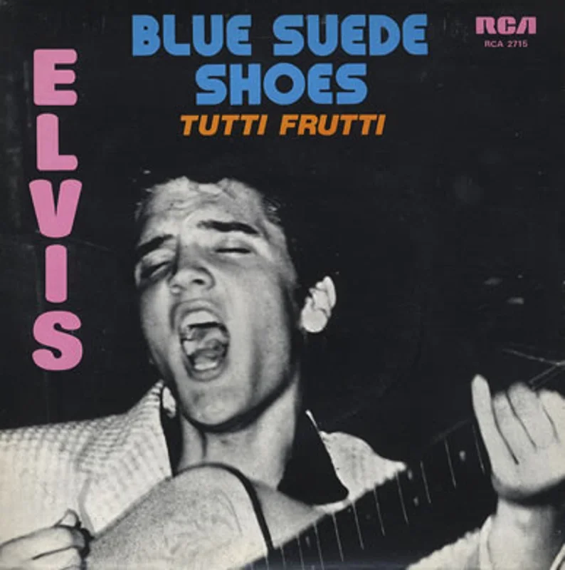 Elvis Presley Blue Suede Shoes Canadian 7" vinyl