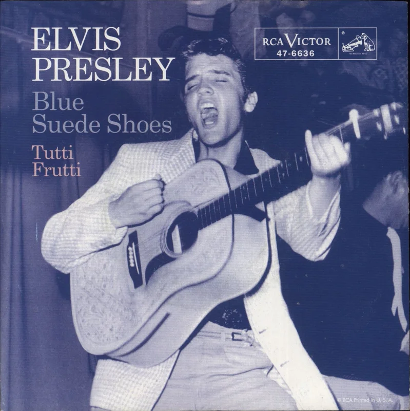 Elvis Presley Blue Suede Shoes US 7" vinyl