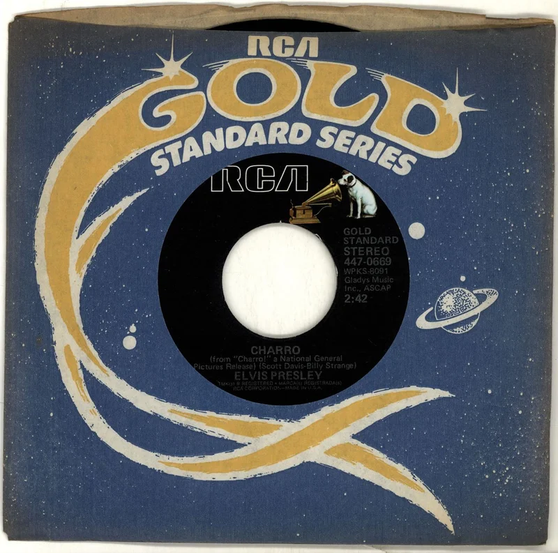 Elvis Presley Charro US 7" vinyl