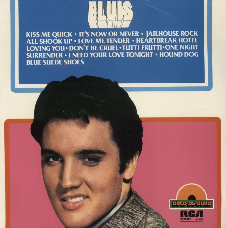 Elvis Presley Disco De Ouro Brazilian Vinyl LP