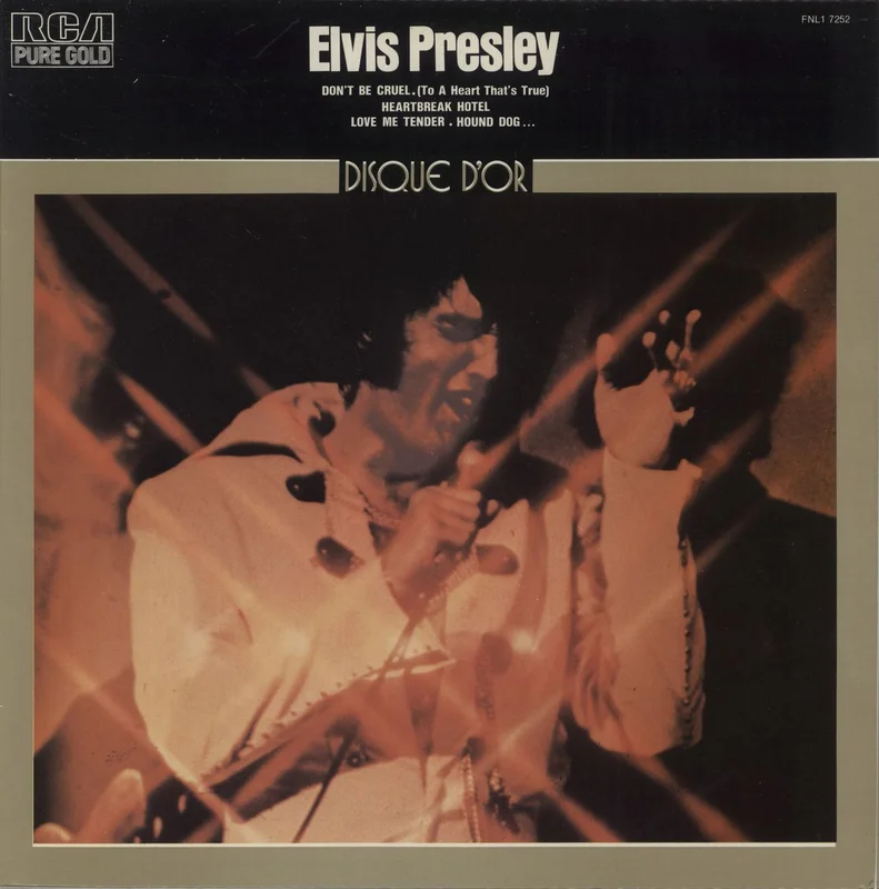 Elvis Presley Disque D'Or French Vinyl LP