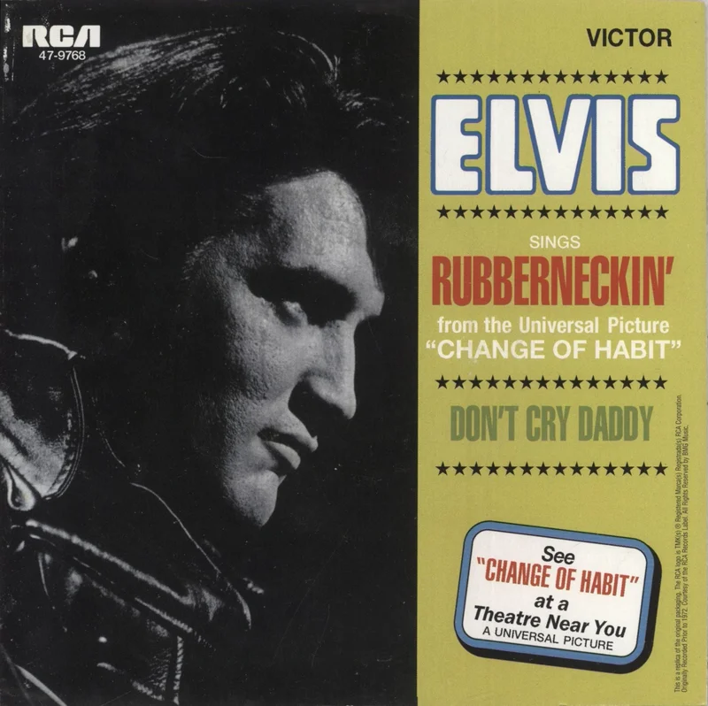 Elvis Presley Don't Cry Daddy - Red Vinyl US 7" vinyl