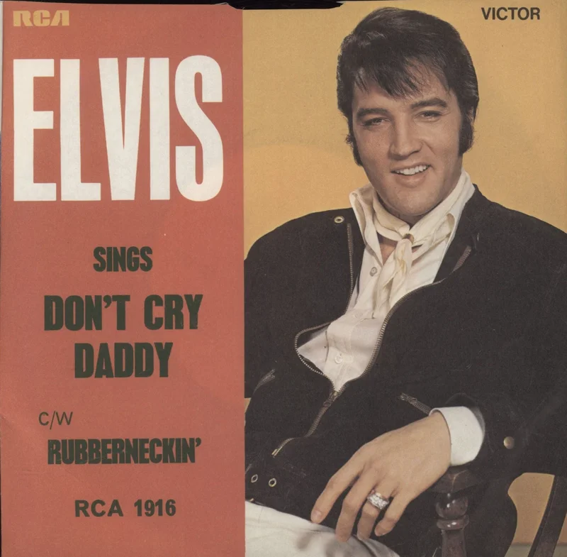 Elvis Presley Don't Cry Daddy - Solid - P/S UK 7" vinyl