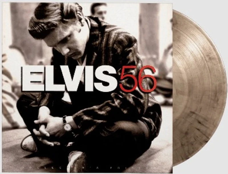Elvis Presley Elvis '56 - Collectors Edition - 180 Gram Clear & Black Marbled Vinyl UK Vinyl LP