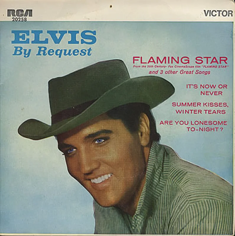 Elvis Presley Elvis By Request - Orange Label Australian 7" vinyl