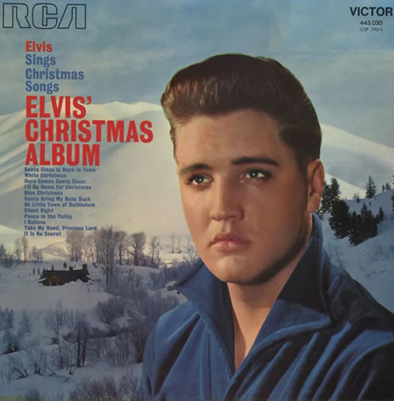 Elvis Presley Elvis' Christmas Album French Vinyl LP