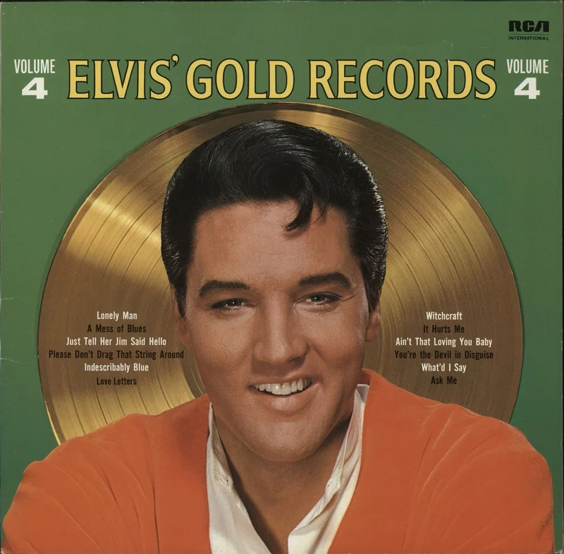 Elvis Presley Elvis' Gold Records Volume 4 UK Vinyl LP