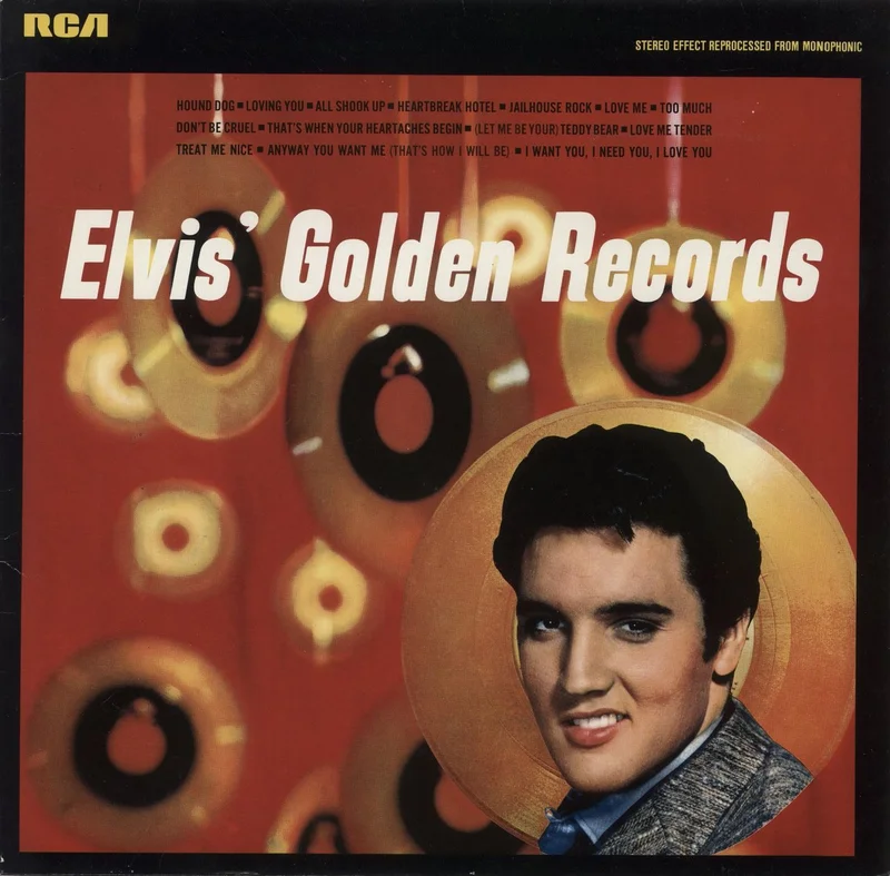 Elvis Presley Elvis' Golden Records UK Vinyl LP