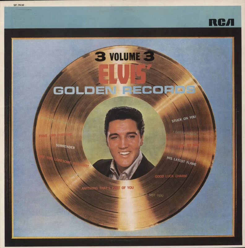 Elvis Presley Elvis Golden Records Volume 3 - 3rd UK Vinyl LP