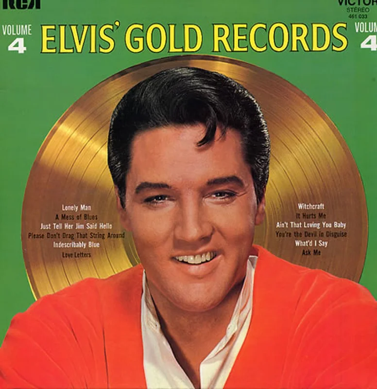 Elvis Presley Elvis' Golden Records Volume 4 French Vinyl LP