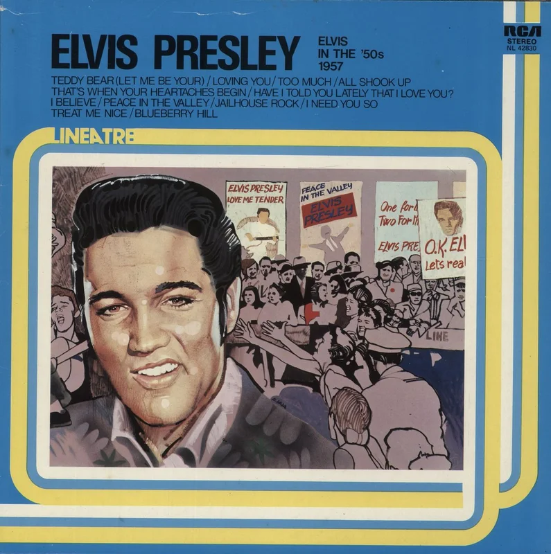 Elvis Presley Elvis In The '50's Italian Vinyl LP