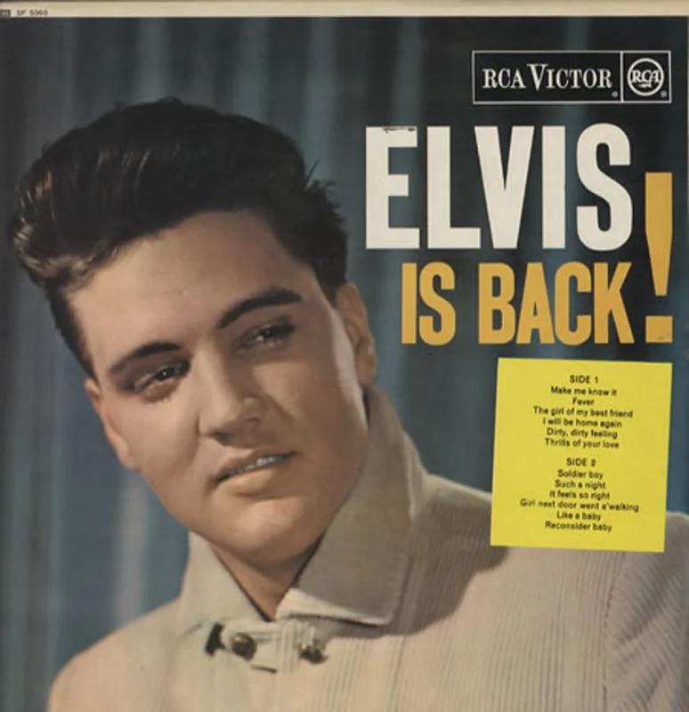 Elvis Presley Elvis Is Back! - 4th UK Vinyl LP