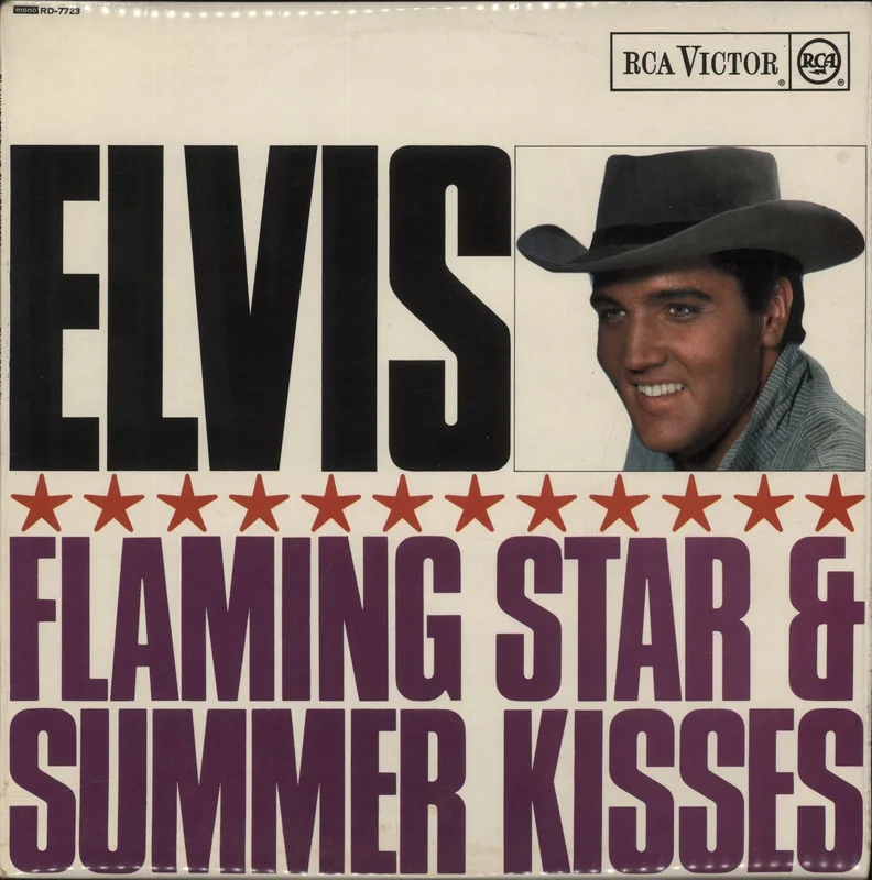 Elvis Presley Flaming Star & Summer Kisses - Red Spot - EX UK Vinyl LP