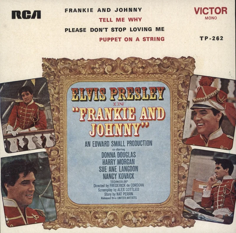 Elvis Presley Frankie And Johnny Portuguese 7" vinyl