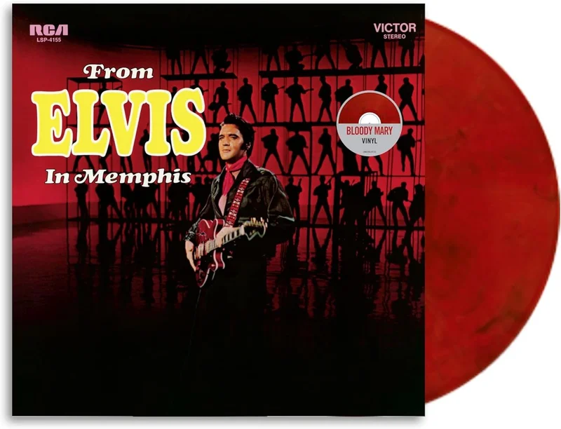 Elvis Presley From Elvis In Memphis - National Album Day 2025 - Red Marbled Vinyl - Sealed UK Vinyl LP