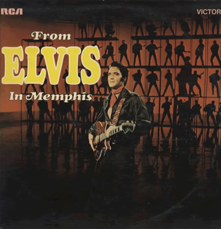 Elvis Presley From Elvis In Memphis - Orange Label UK Vinyl LP